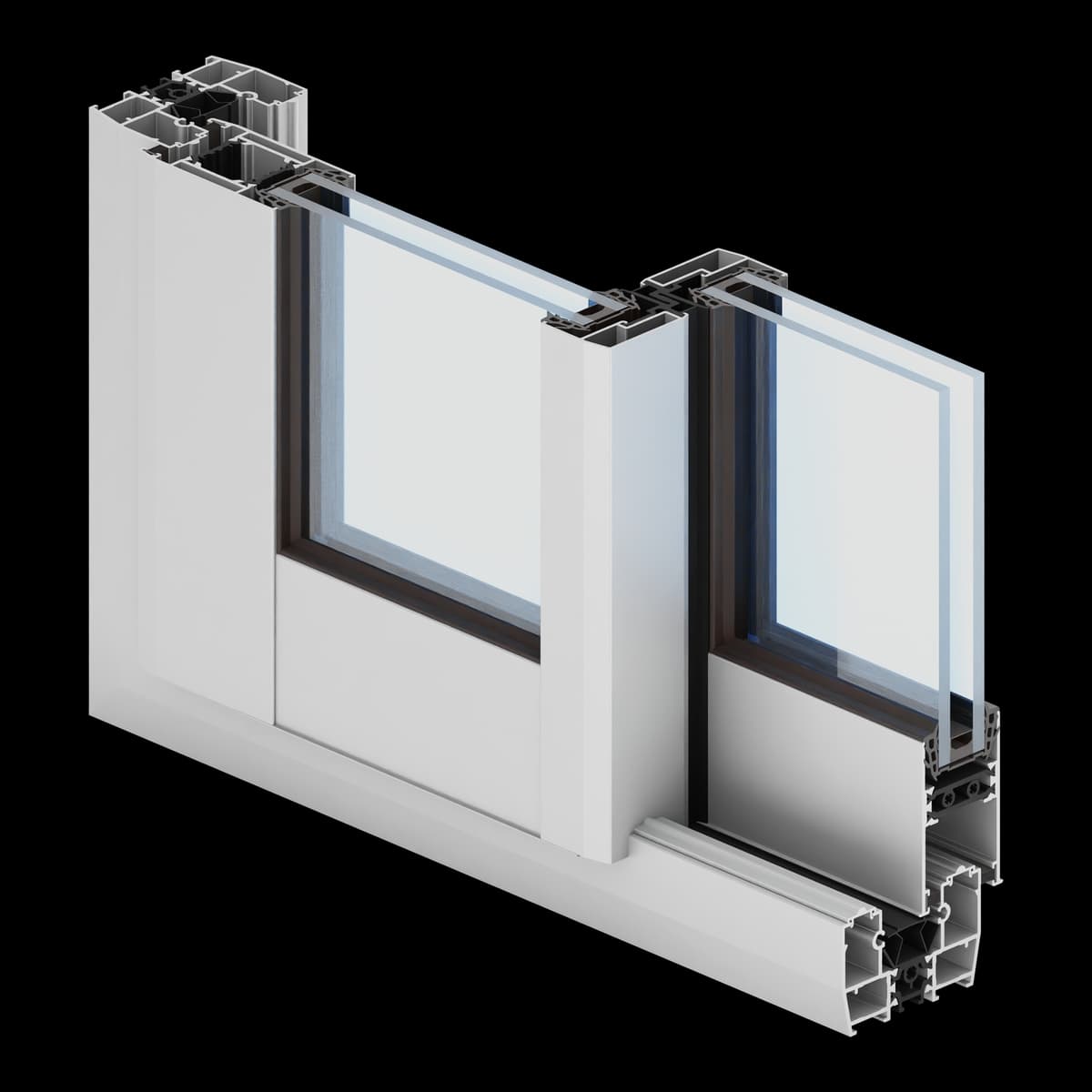 Modern Slide — tehnički render sistema