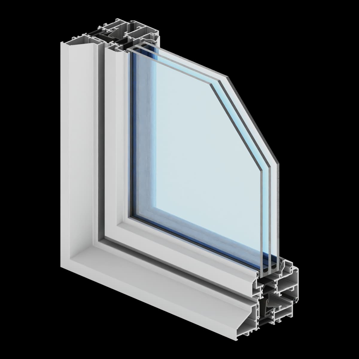 Steel Look — tehnički render sistema