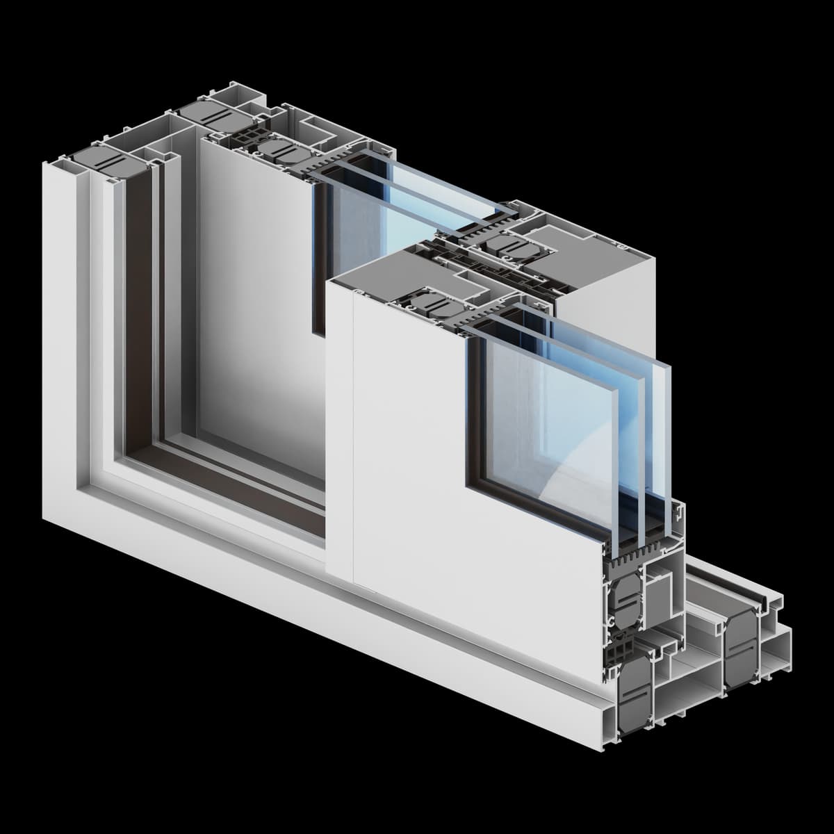 Ultraglide Thermo — tehnički render sistema