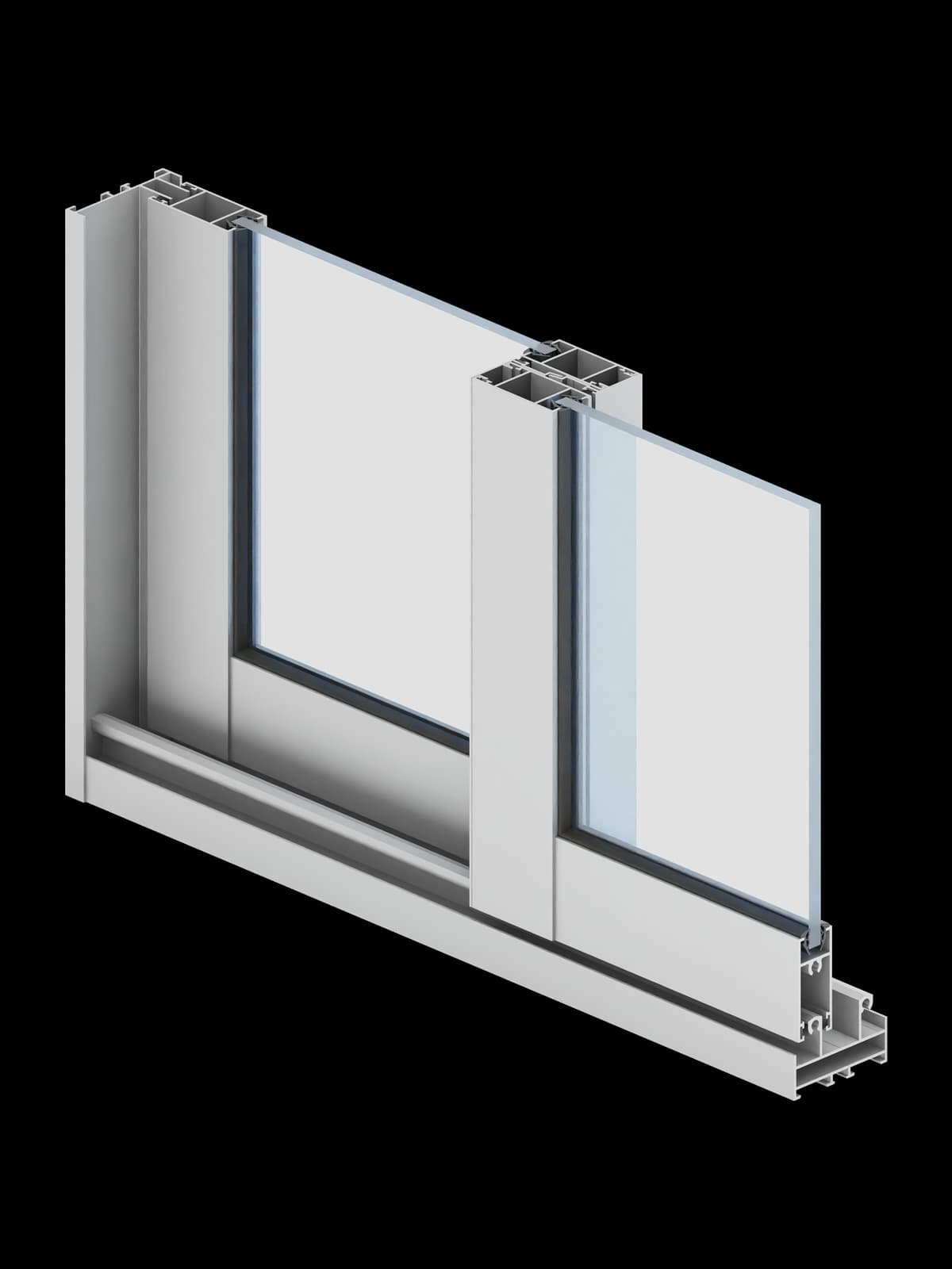 Ecoslide: technischer Profilquerschnitt