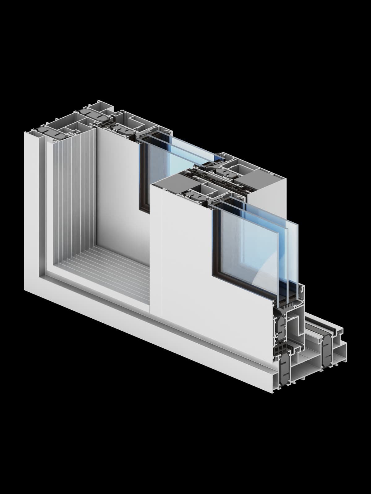 Ultraglide: technischer Profilquerschnitt