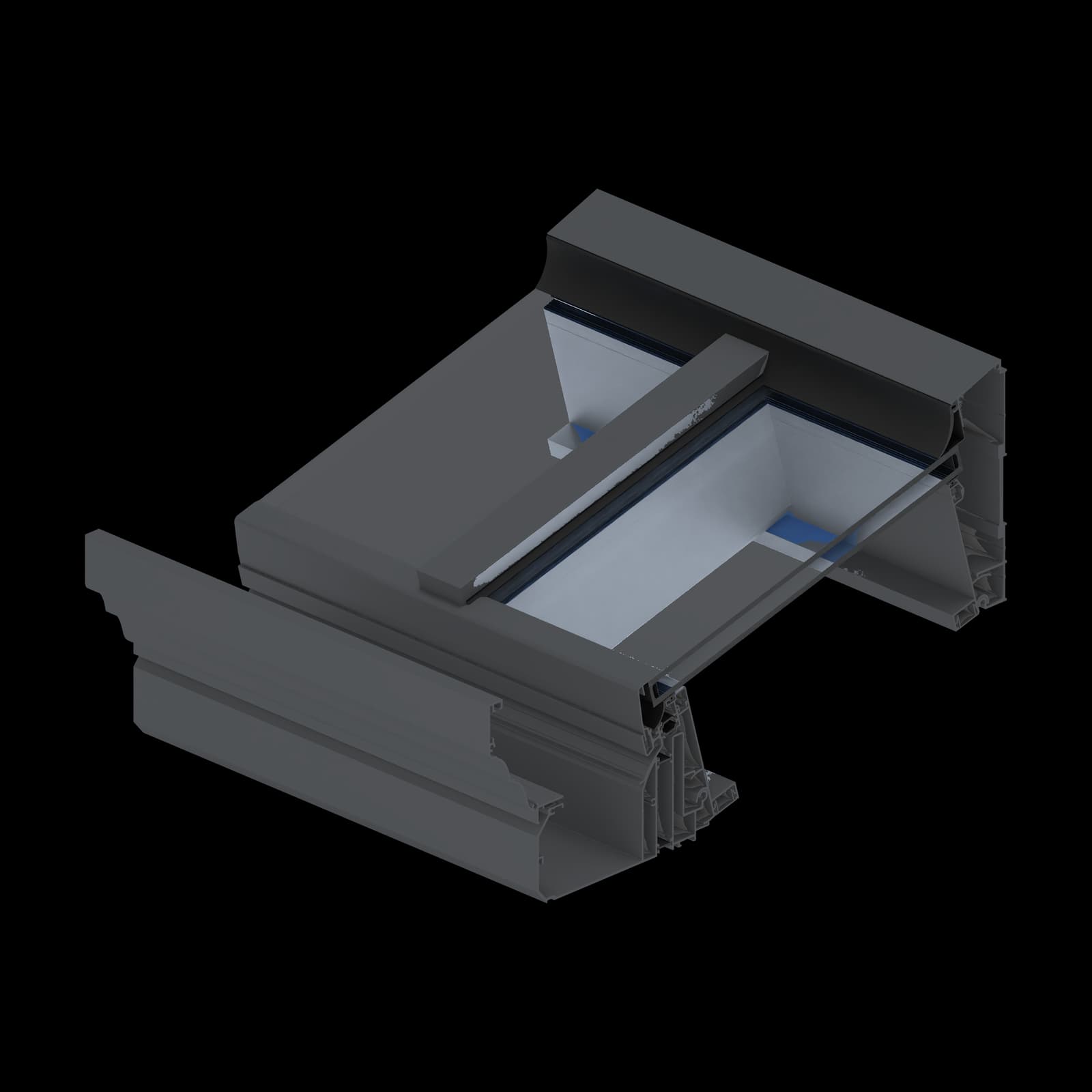 Aliver 2000+: technischer Profilquerschnitt
