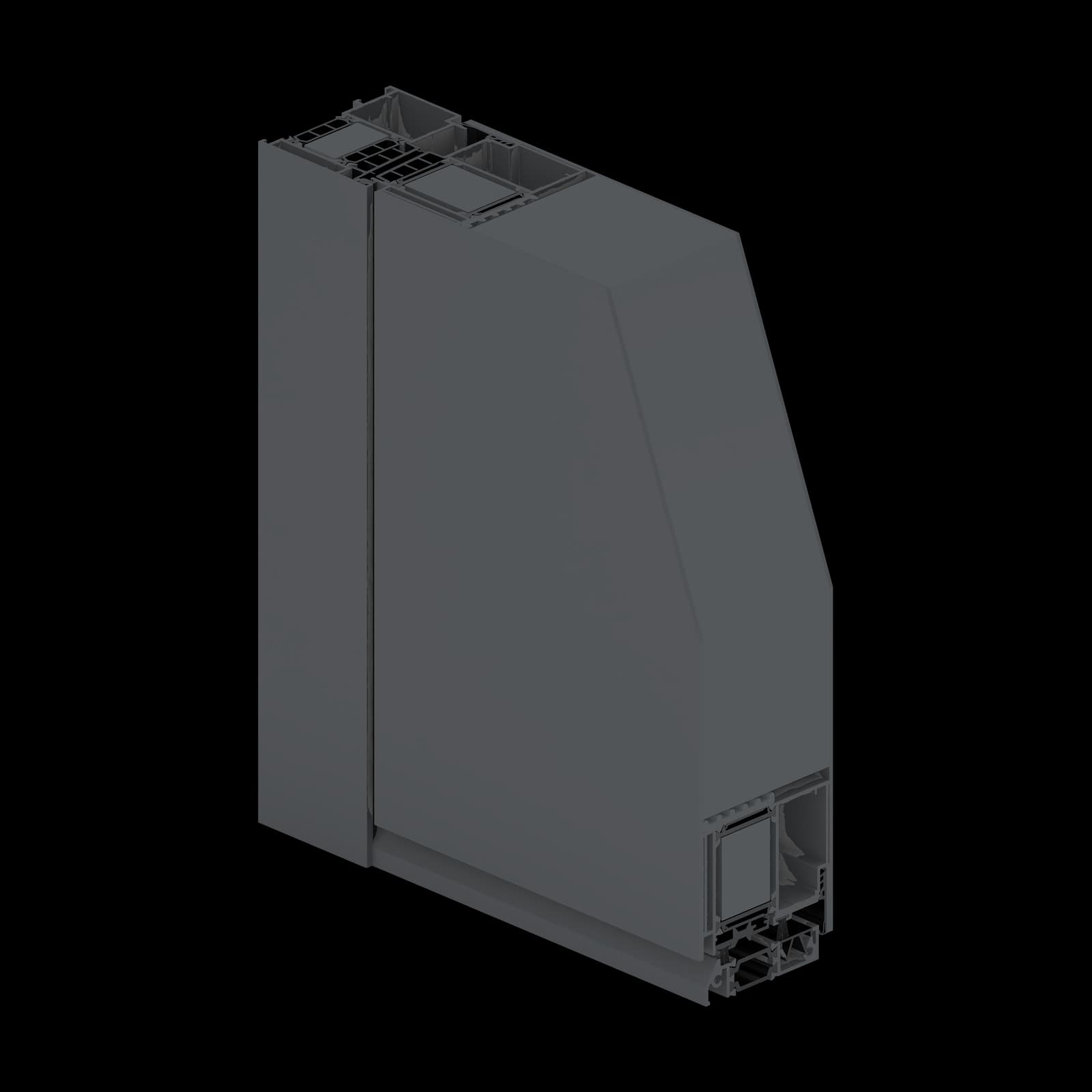 SP800i+ Panelna vrata presjek profila