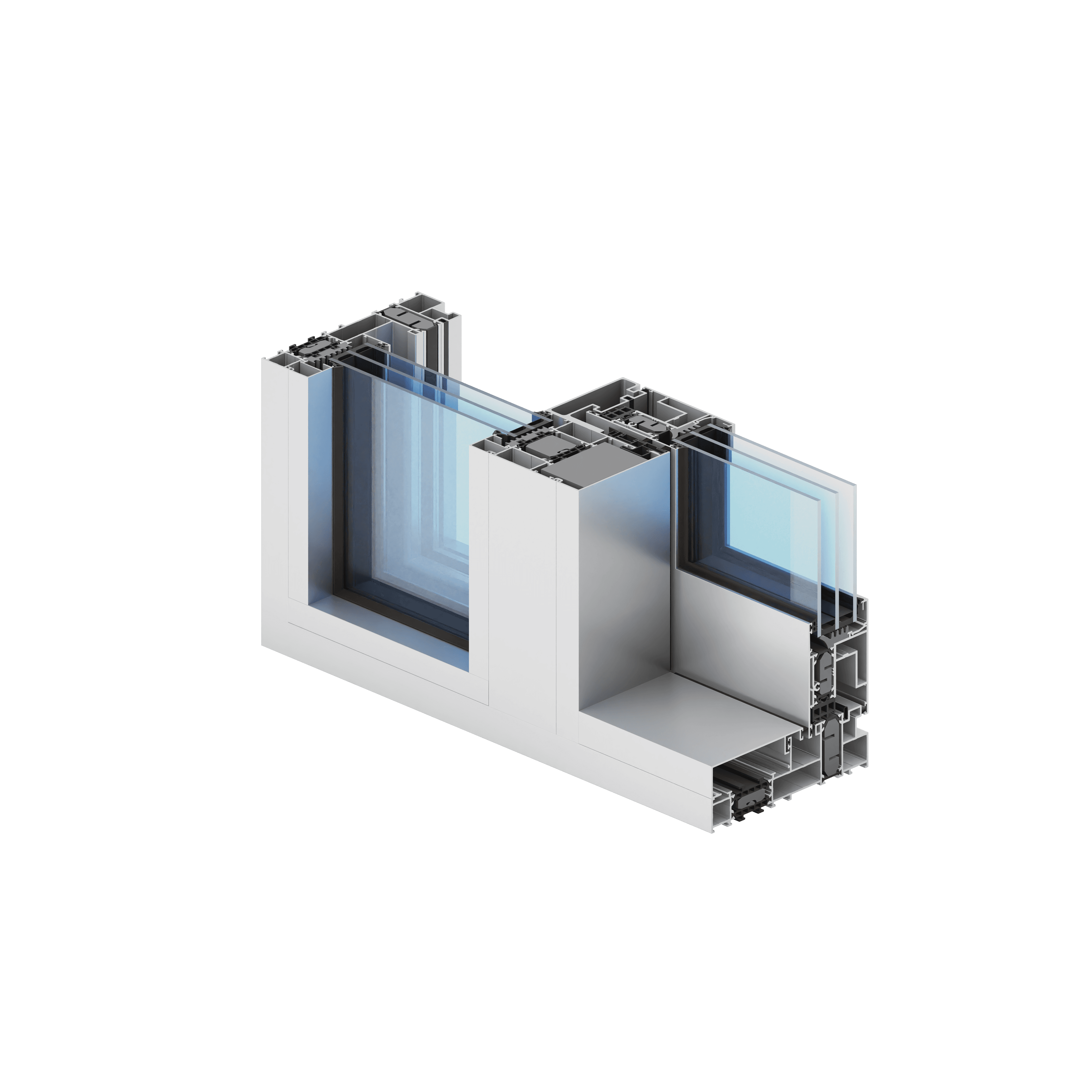 Profiltvärsnitt av Ultraglide Monorail