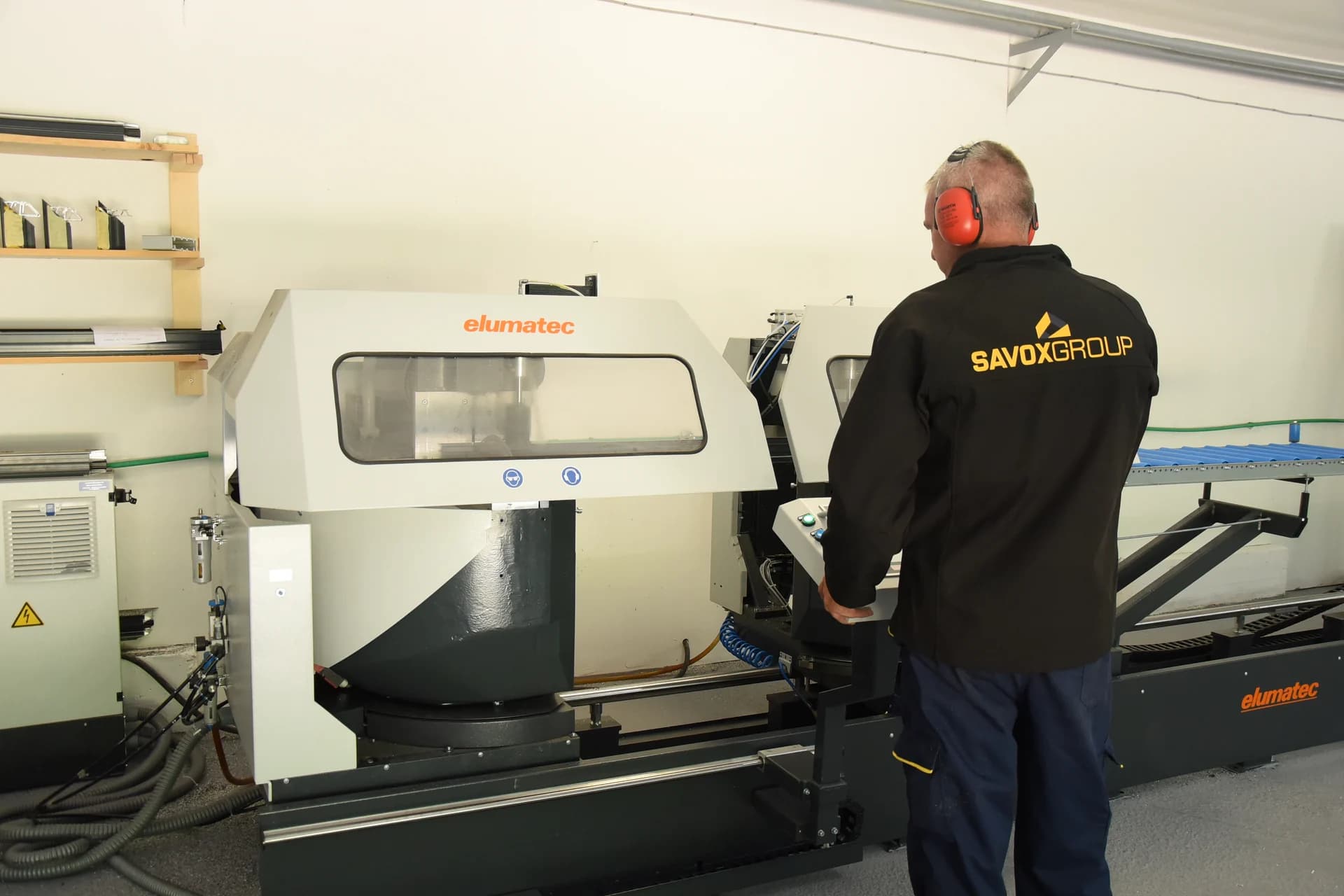 ELUMATEC line · u SAVOX proizvodnom pogonu