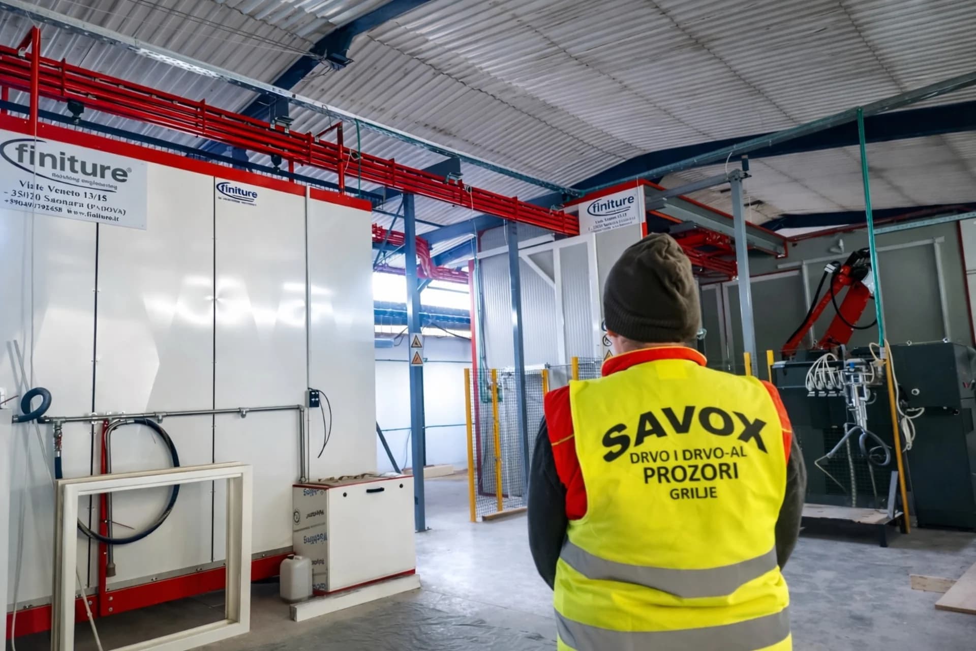 Finiture coating line · u SAVOX proizvodnom pogonu