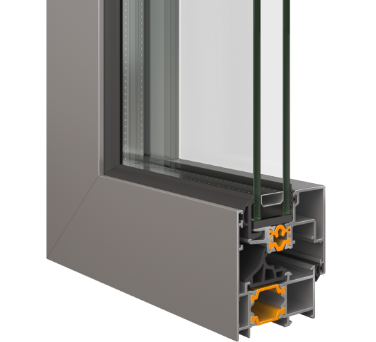M9660 PHOS · Offizieller ALUMIL-Profilschnitt · ALUMIL