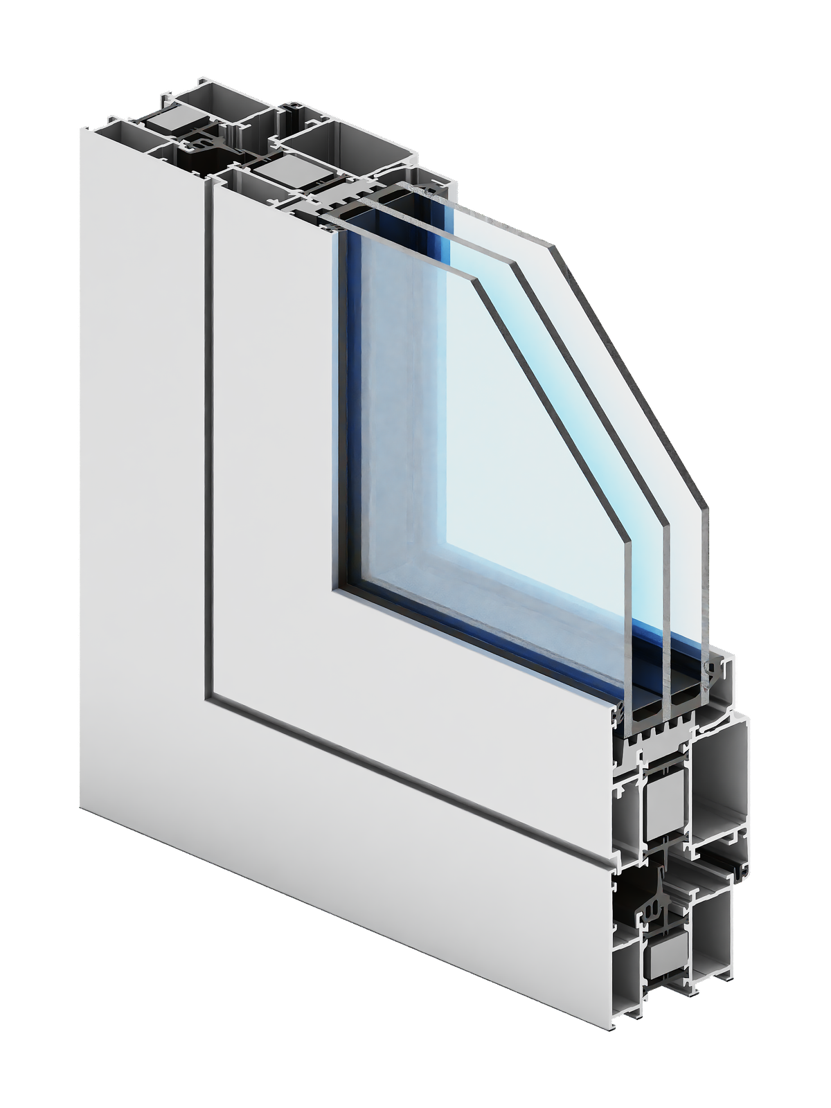 Imperial i+ 65: technischer Profilquerschnitt