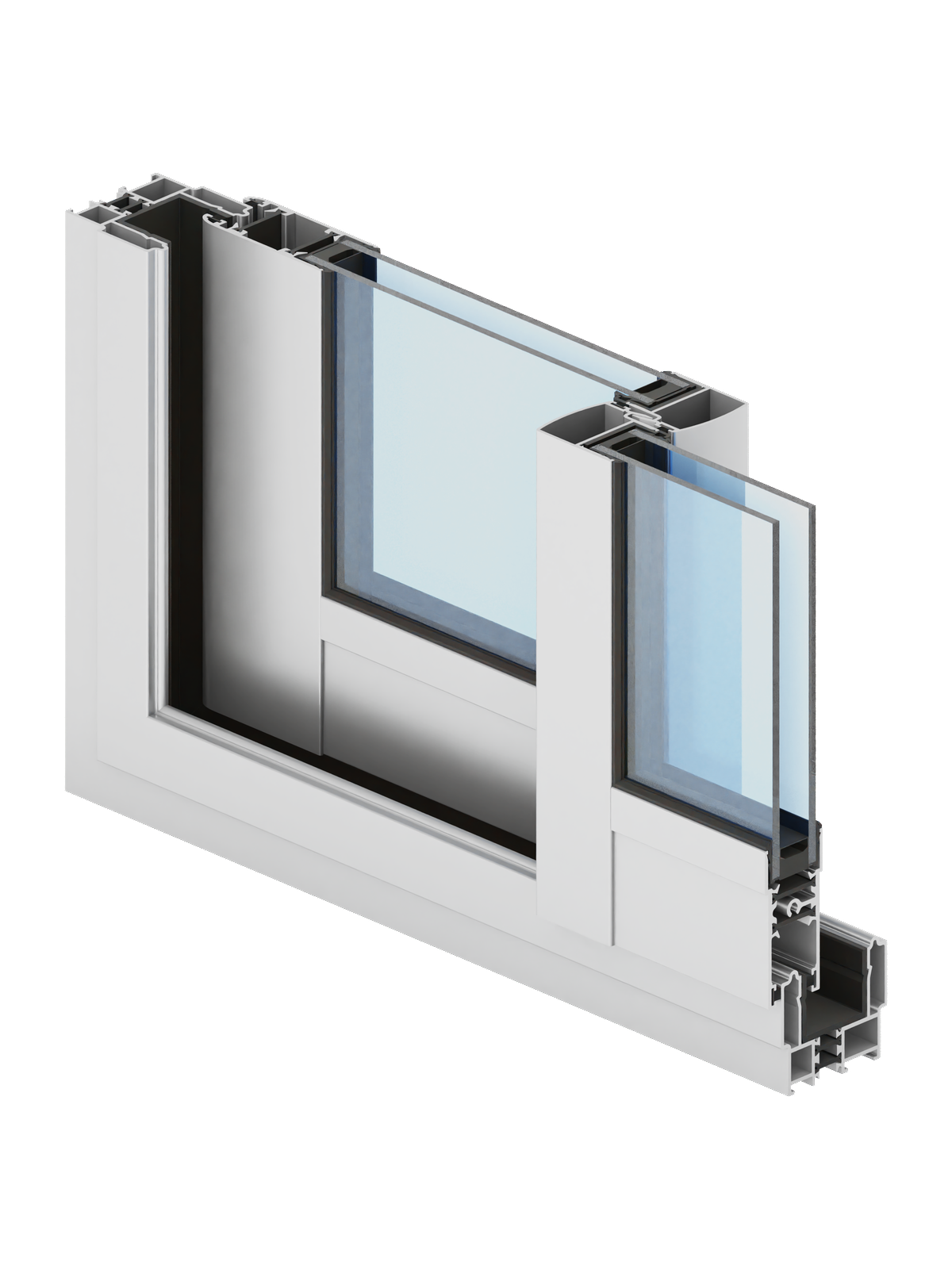 Slide Plus: technischer Profilquerschnitt